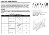 Safavieh Furniture KCH8704A Manual