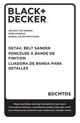 Black & Decker BDCMTDSFF Instruction Manual