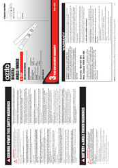 Ozito DAL-230 Quick Start Manual