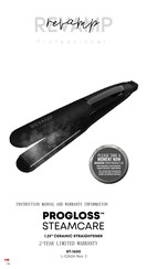 Revamp PROGLOSS ST-1600 Instruction Manual And  Warranty Information