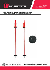 MD SPORTS LWN500 047M Assembly Instructions Manual