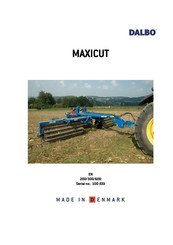 DALBO MAXICUT 300 Manual