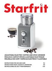STARFRIT 0240080030000 Instructions For Use And Care Manual