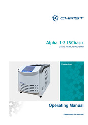 Christ Alpha 1 LSCbasic Operating Manual
