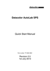 Datacolor AutoLab SPS Quick Start Manual