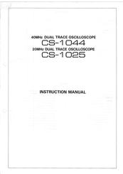 Kenwood CS-1044 Instruction Manual