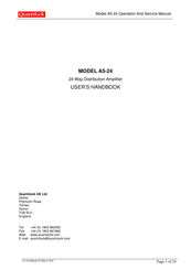 Quartzlock A5-24 Operation And Service Manual