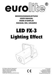 EuroLite LED FX-3 User Manual