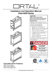 Ortal 44HH Series Installation And Operation Manual