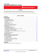 Texas Instruments LMK5B33414EVM User Manual