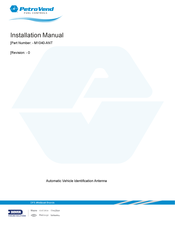 Dover Petro Vend M1040-ANT Installation Manual