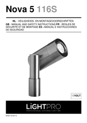 LightPro Nova 5 116S Manual And Safety Instructions
