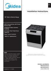 Midea MES30S4AST Installation Instructions Manual