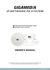 GIGAMEDIA GGM IPABC15POE Owner's Manual