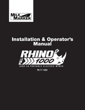 Mile Marker RHINO PULL 1000 Installation & Operator's Manual