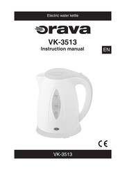Orava VK-3513 W Instruction Manual