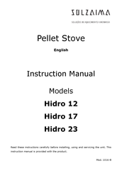 SOLZAIMA Hidro 23 Instruction Manual