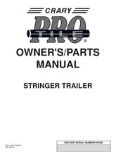 Crary PRO Owner's & Parts Manual