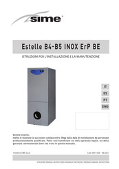 Sime B5 INOX ErP BE Manual