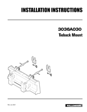 Wallenstein 3036A030 Installation Instructions Manual