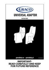 Graco UNIVERSAL ADAPTOR Instructions Manual