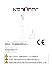 KRHÜNER 38277 Instruction Manual
