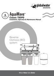 Global Water AquaWave Classic 75GPD Installation, Operation & Maintenance Manual