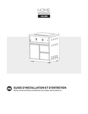 HOME REFINEMENTS JULIEN HR-ELDTBG32-P Installation And Maintenance Manual
