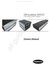 Perreaux Silhouette SXCD Owner's Manual