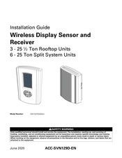 Trane BAYSENS050m Installation Manual