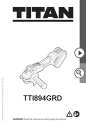 Titan TTI894GRD Instruction Manual