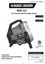 Black & Decker BDH-J12 Manual