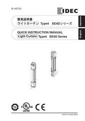 IDEC SE4D Series Quick Instruction Manual