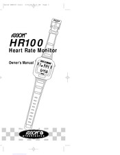 Performance Axiom HR100 Owner's Manual