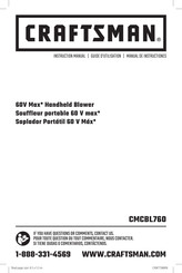 Craftsman CMCBL760 Instruction Manual