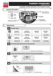 DITEC PASM24W1 User Manual