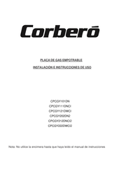 CORBERO CPCGY202DN2 Installation And User Instructions Manual