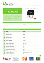 Upower Ecoline UE-24Li200 Manual