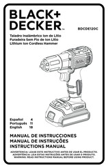 Black & Decker BDCDE120C Instruction Manual