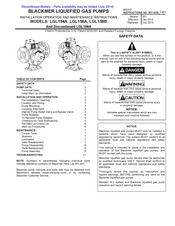 Dover PSG Blackmer LGL156A Installation, Operation And Maintenance Instructions