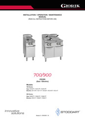 STODDART GIORIK FE7207T Installation, Operation & Maintenance Manual