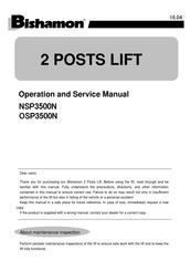 Bishamon OSP3500N Operation And Service Manual