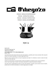 Orbegozo FDR 14 Instruction Manual