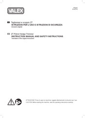 Valex MTagsSc Instruction Manual And Safety Instructions
