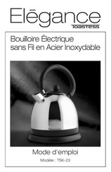 ELEGANCE TOASTESS TSK-23 Instruction Booklet