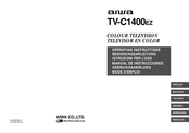 Aiwa TV-C1400EZ Operating Instructions Manual