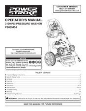 Power Stroke PS80945J Operator's Manual