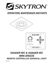 Skytron HA60AR-WC Operator, Maintenance And Parts Manual