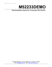 Axiom M52233DEMO Manual