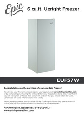 Epic EUF57W Manual